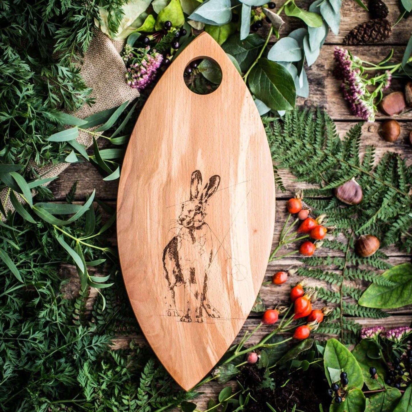 Caulfield Country Boards Homewares The Native Collection Hare - Caulfield Country Boards