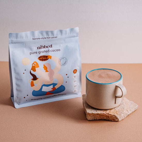Nibbed Hot Chocolate Organic 100% Cacao Grated 200g - Nibbed