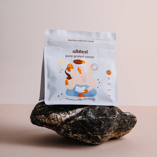 Nibbed Hot Chocolate Organic 100% Cacao Grated 200g - Nibbed