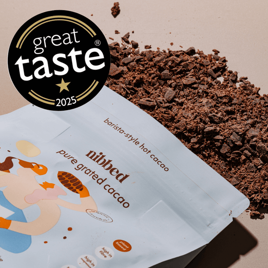 Nibbed Hot Chocolate Organic 100% Cacao Grated 200g - Nibbed