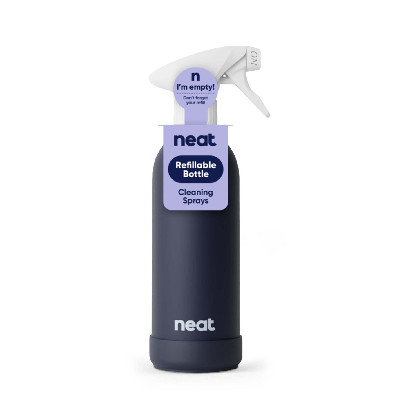 neat. Household Cleaning Products Midnight Neat Refillable Cleaning Spray Bottle - Sage - Aluminium - Plastic-Free
