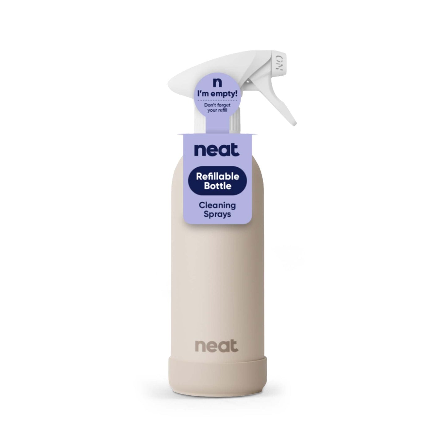 neat. Household Cleaning Products Neat Refillable Cleaning Spray Bottle - Sage - Aluminium - Plastic-Free