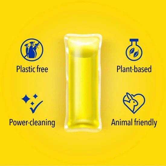 Ocean Saver Household Cleaning Products OceanSaver – Kitchen Degreaser EcoDrop Starter Kit – Citrus Kelp – Reusable Bottle & Pod