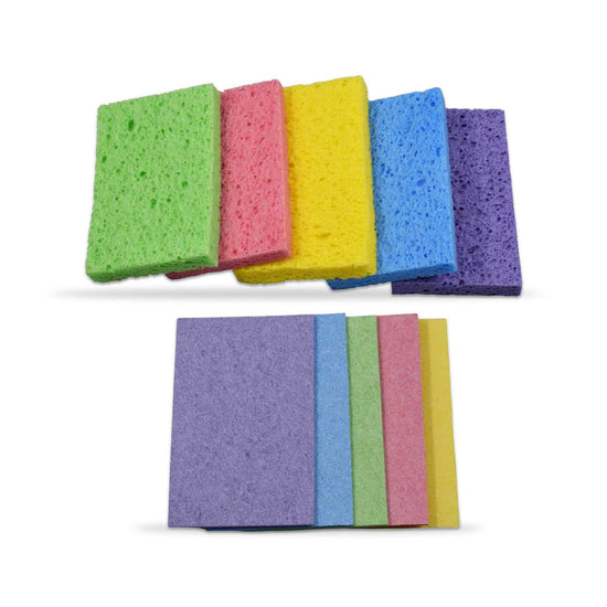 Re:gn Household Cleaning Products Re:gn – Magic Compressed Plant-Based Sponges – Plastic-Free & Durable – 5 Pack