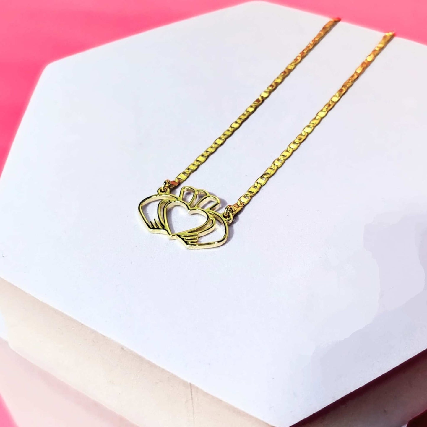 Don't Kill My Vibe Jewellery Have My Heart Claddagh Necklace Gold - Don't Kill My Vibe