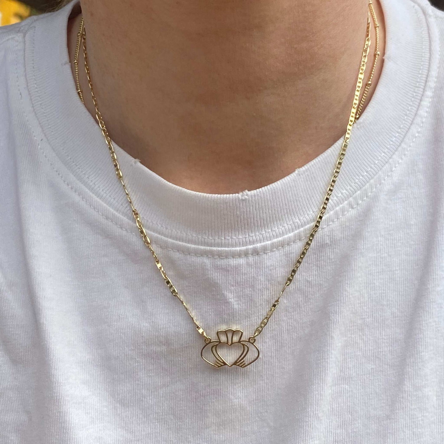 Don't Kill My Vibe Jewellery Have My Heart Claddagh Necklace Gold - Don't Kill My Vibe