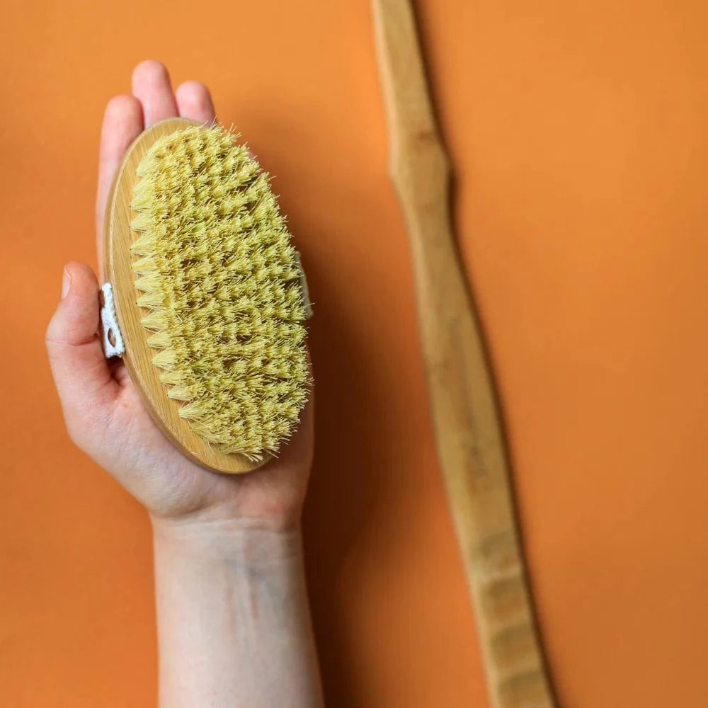 Bamboovement kitchen Bamboo Bath Brush - Plastic Free & Vegan - Bamboovement