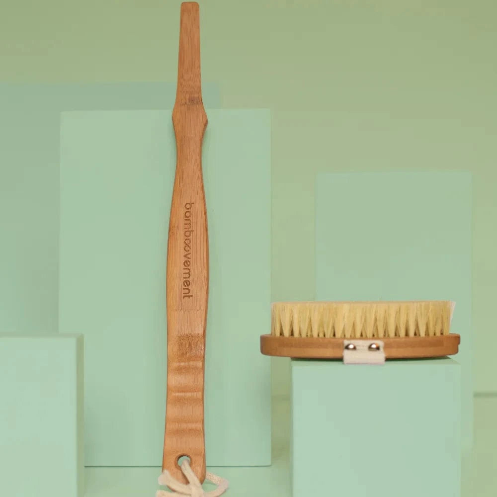 Bamboovement kitchen Bamboo Bath Brush - Plastic Free & Vegan - Bamboovement