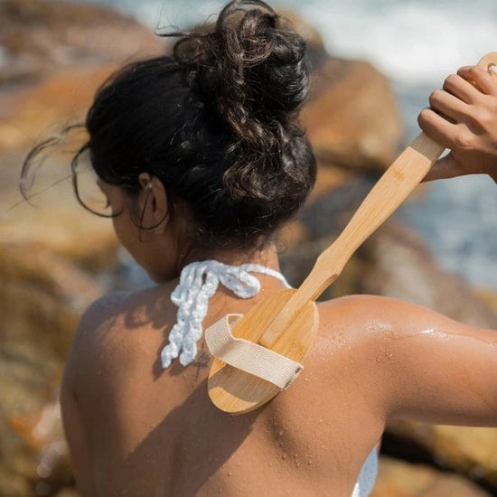 Bamboovement kitchen Bamboo Bath Brush - Plastic Free & Vegan - Bamboovement