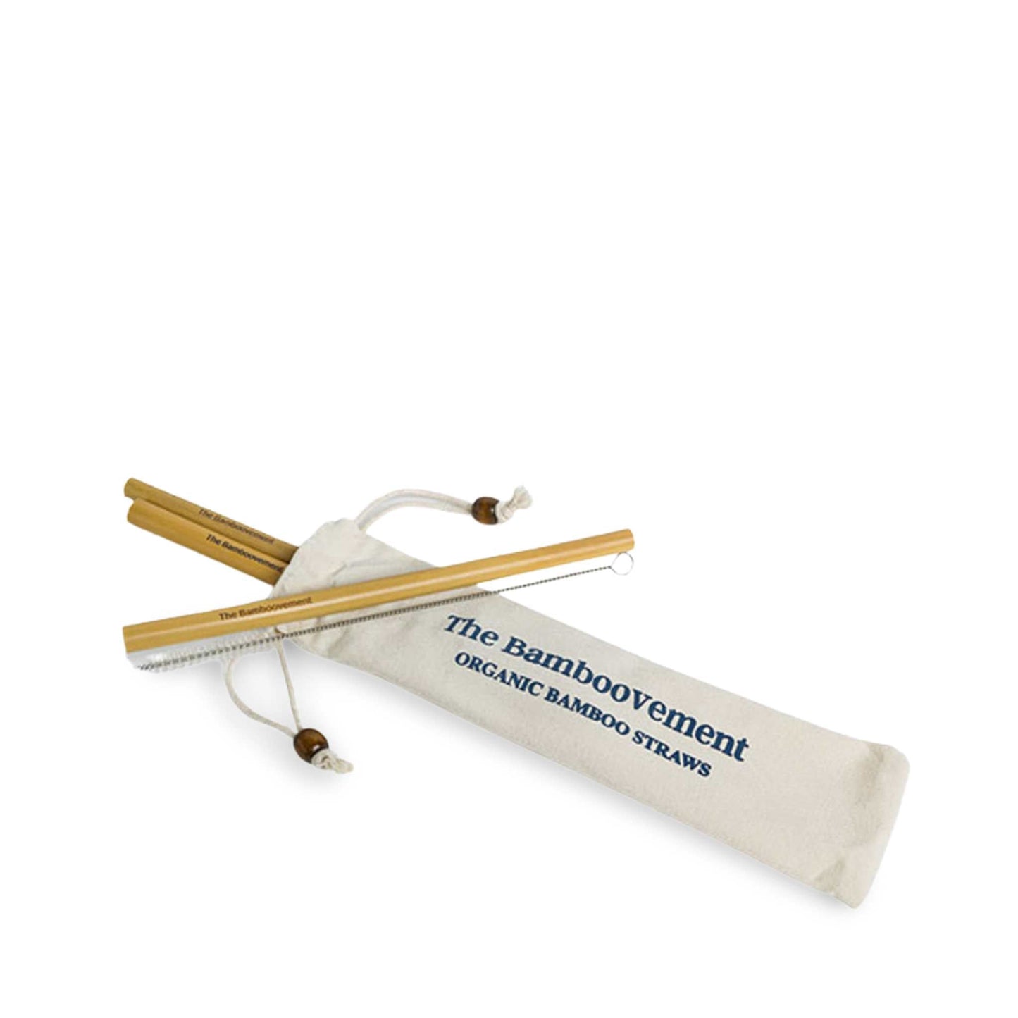 Bamboovement Kitchen Reusable Bamboo Straws - Sustainable & Eco Friendly - Bamboovement