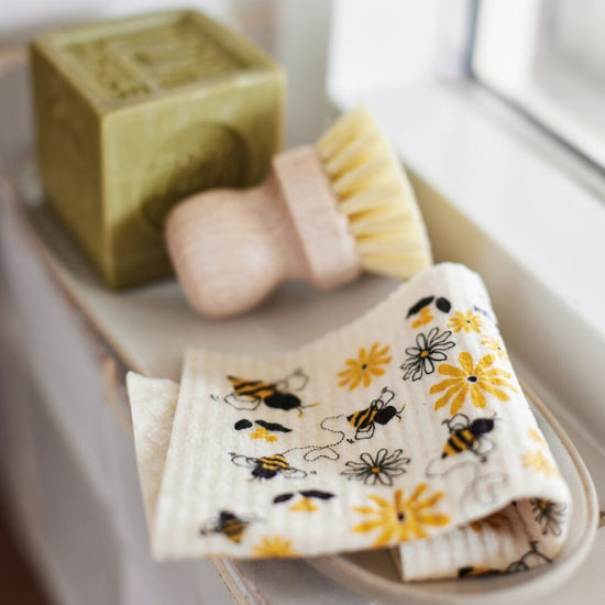 Eco Warehouse kitchen Swedish Dishcloth - Plastic-Free & Compostable - Made in Sweden - HappyEco