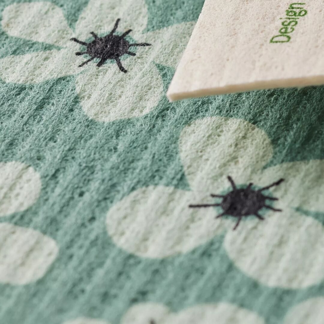 Eco Warehouse kitchen Swedish Dishcloth - Plastic-Free & Compostable - Made in Sweden - HappyEco