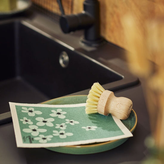 Eco Warehouse kitchen Swedish Dishcloth - Plastic-Free & Compostable - Made in Sweden - HappyEco