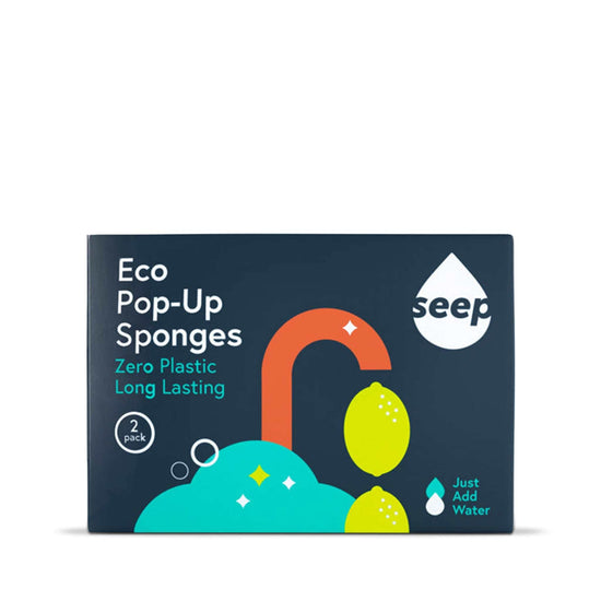 Seep Kitchen Tools & Utensils Eco Pop-Up Sponges – 2 Pack - Seep