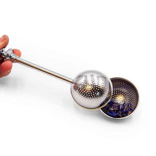 SoStraw Kitchen Tools & Utensils Stainless Steel Round Telescopic Tea Infuser - SoStraw