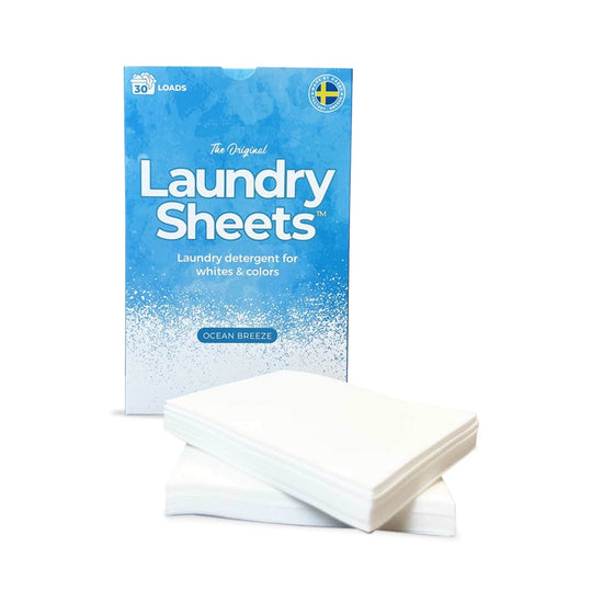 Laundry Sheets Laundry 30-Loads - Ocean Breeze Laundry Sheets - Laundry Detergent