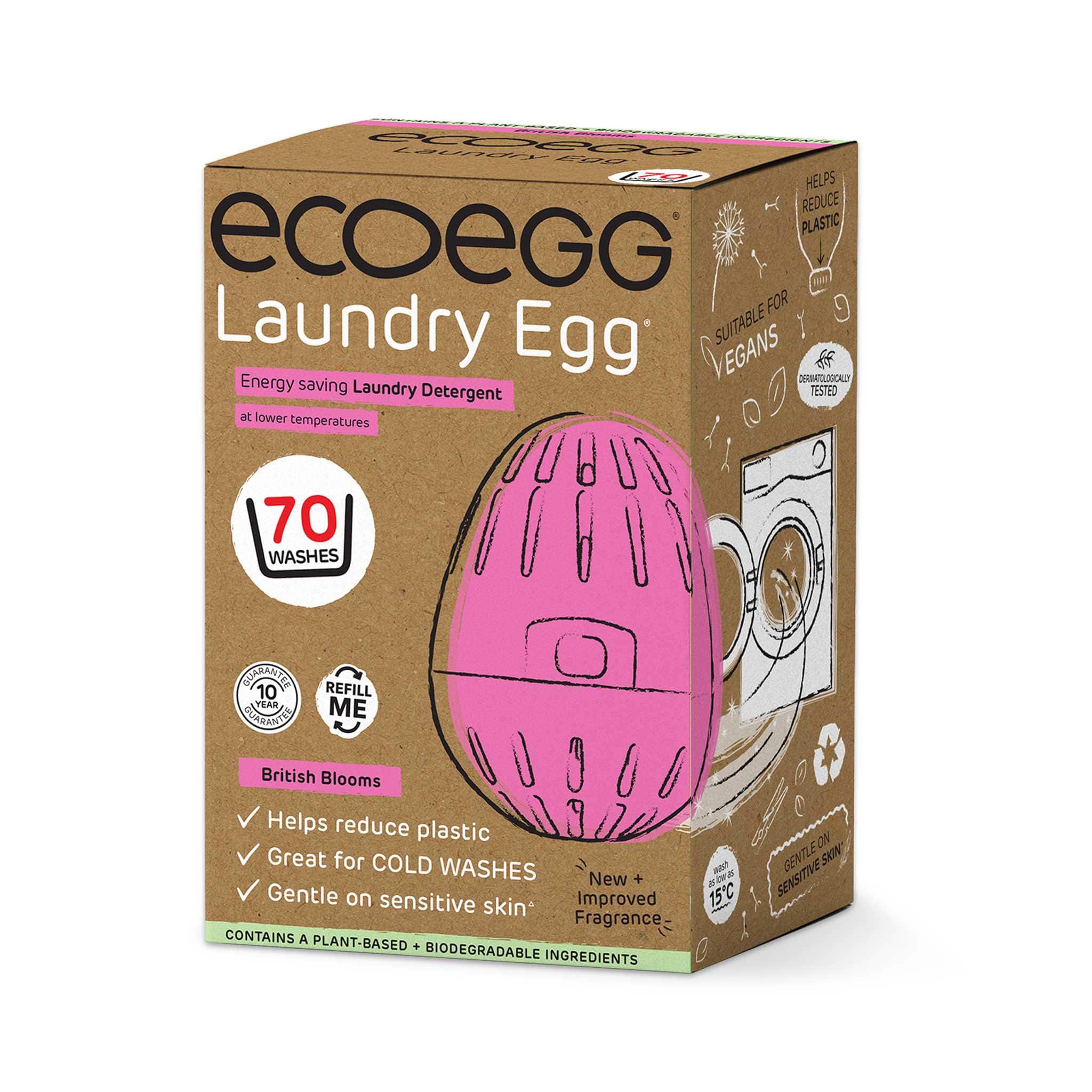 Eco Egg Laundry Egg 70 Washes Floral Blooms Faerly