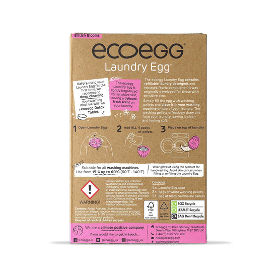 Eco Egg Laundry Eco Egg - Laundry Egg - 70 Washes - Floral Blooms
