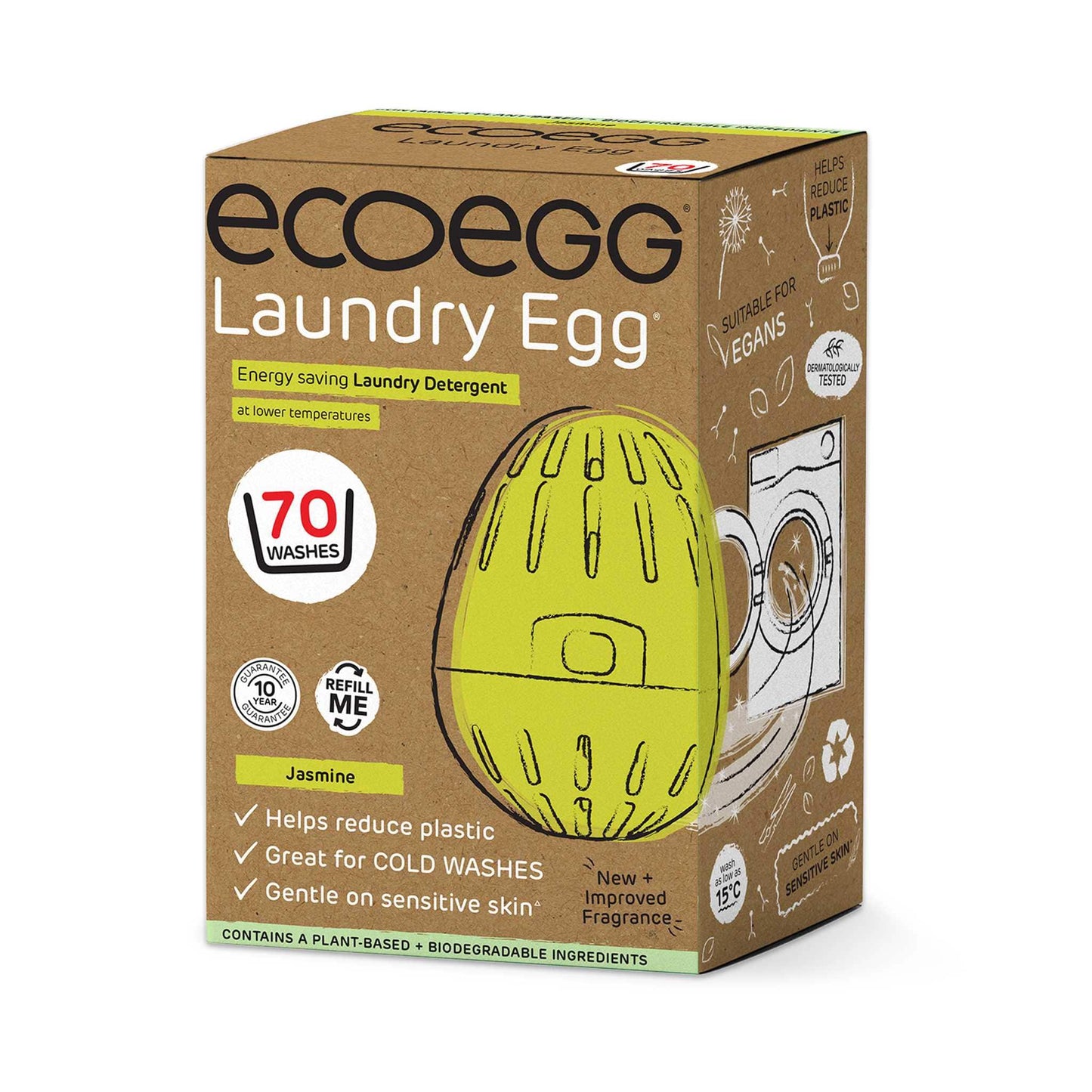 Load image into Gallery viewer, Eco Egg Laundry Eco Egg - Laundry Egg - 70 Washes -  Jasmine
