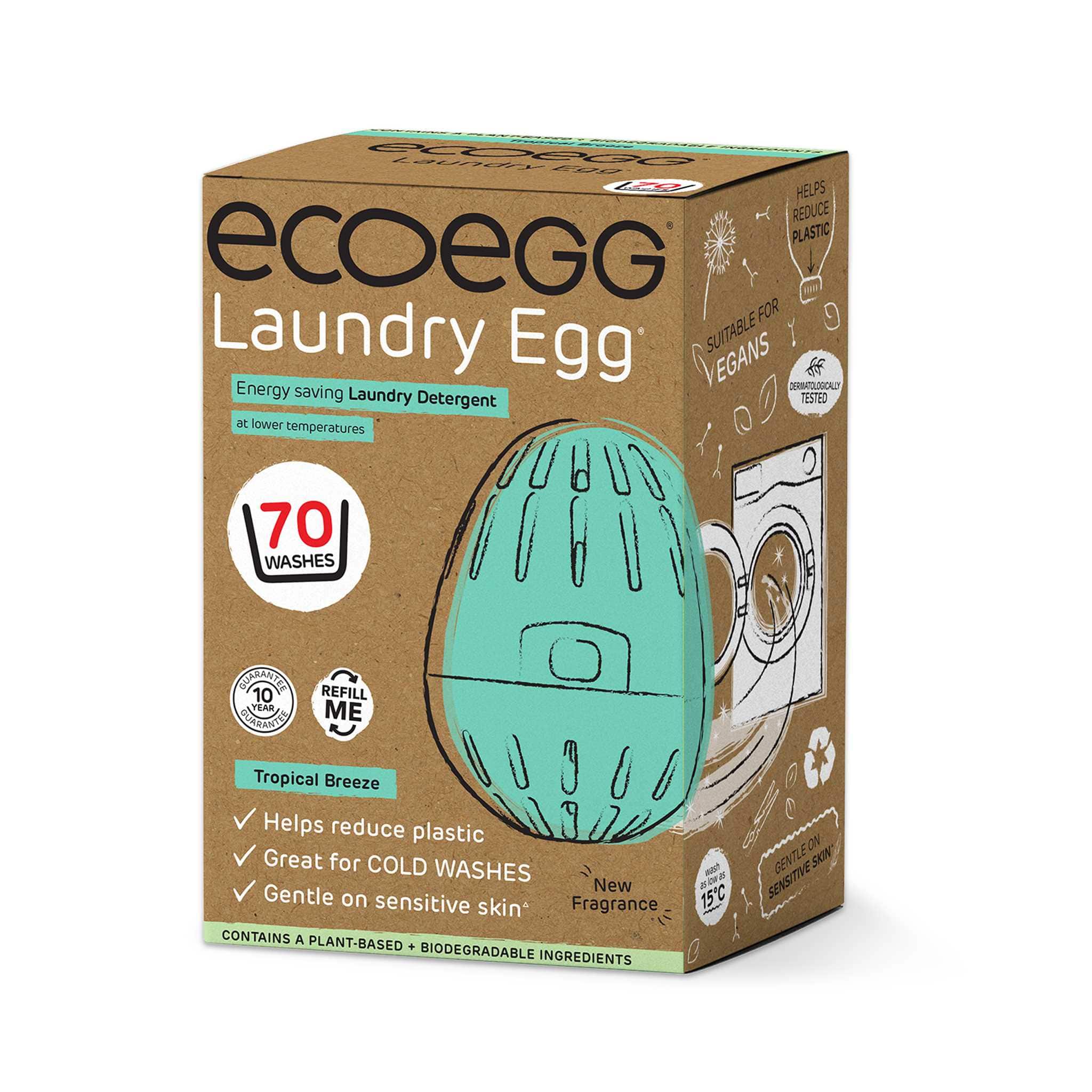 Eco Egg Laundry Egg 70 Washes Tropical Breeze Faerly