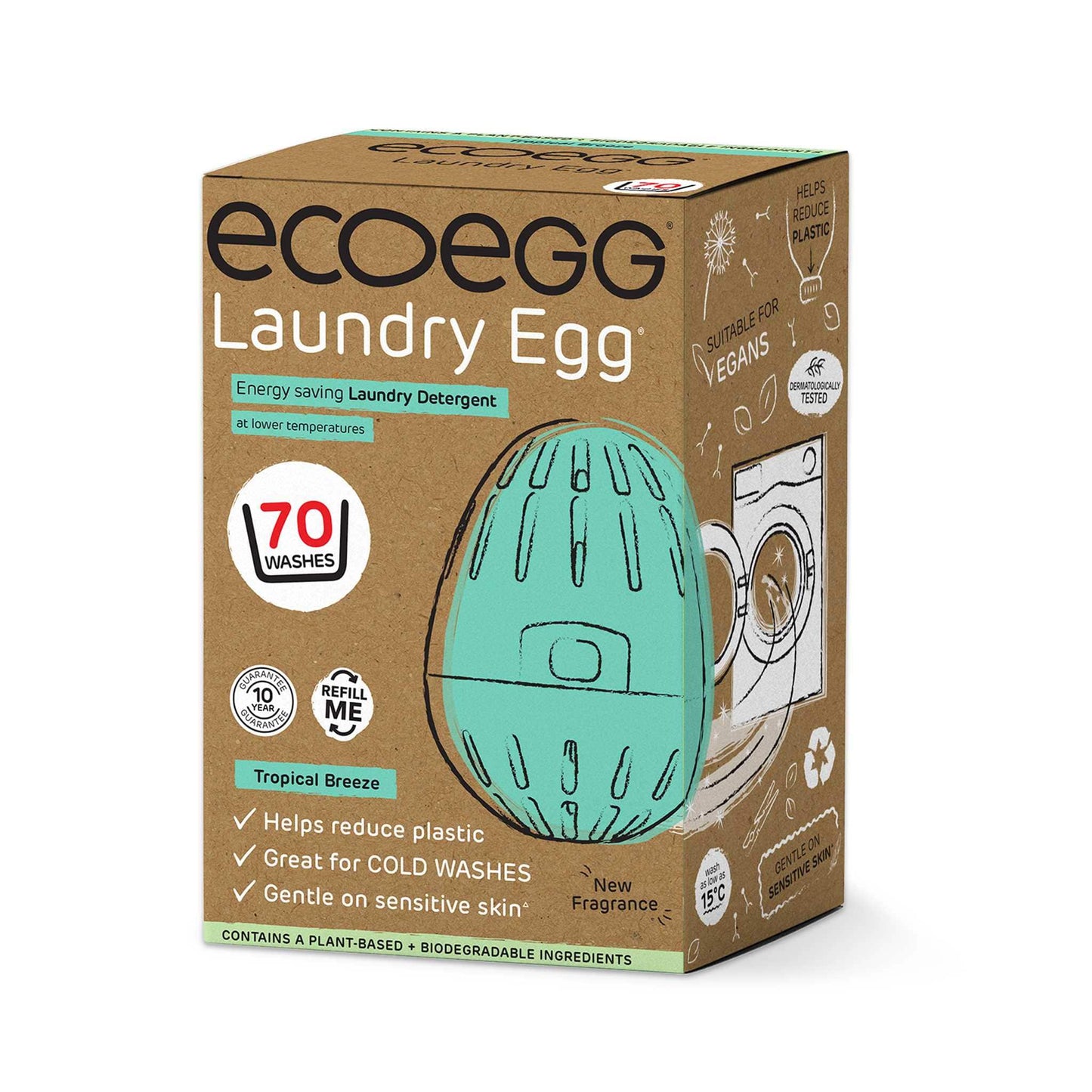 Load image into Gallery viewer, Eco Egg Laundry Eco Egg - Laundry Egg - 70 Washes -  Tropical Breeze
