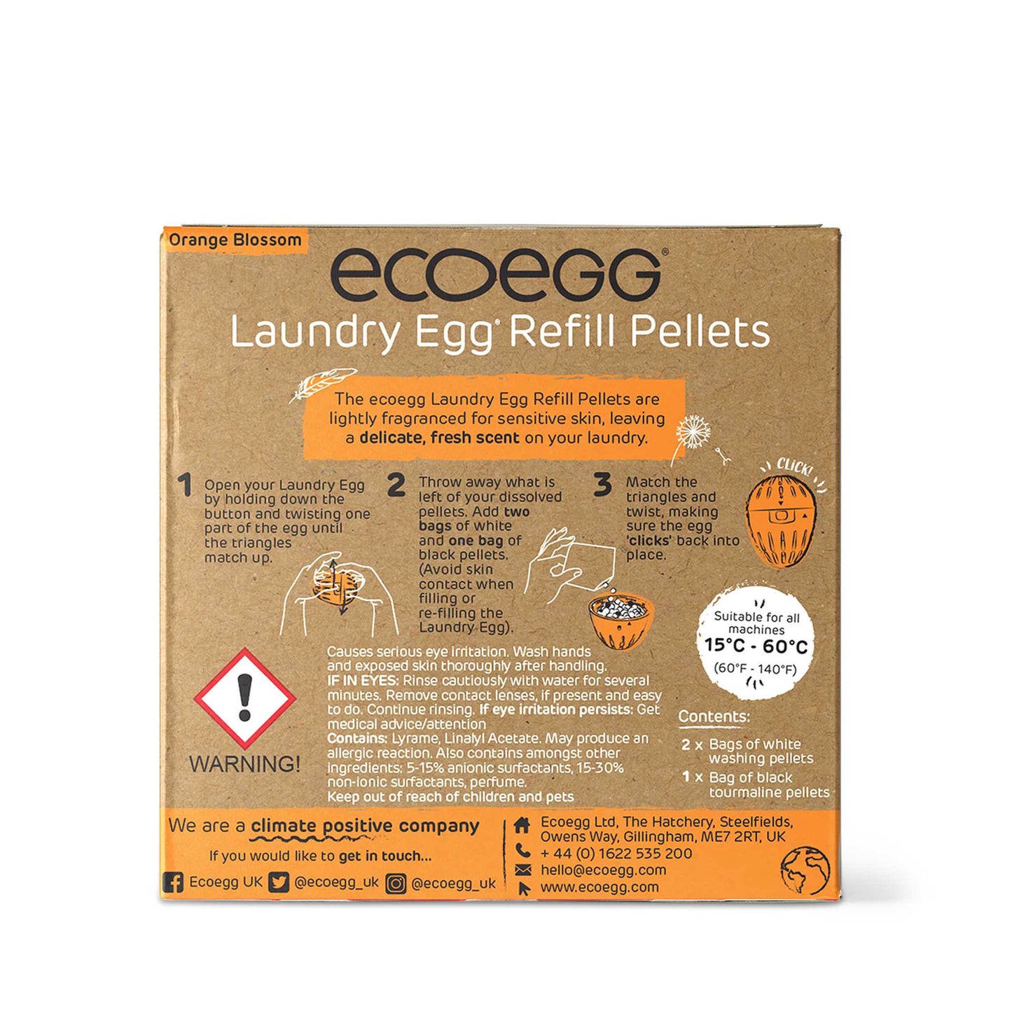 Eco Egg Laundry Eco Egg - Laundry Egg Refills - Orange Blossom