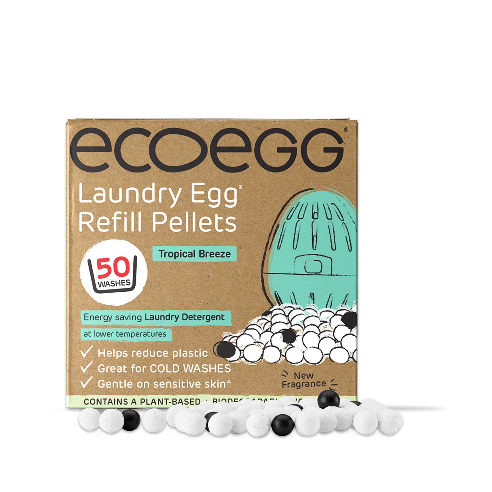 Eco Egg Laundry Egg Refills Tropical Breeze Faerly