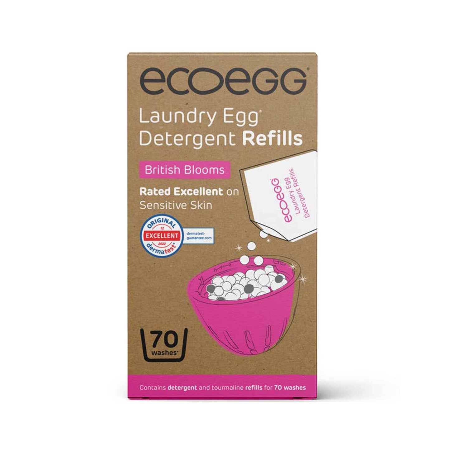 Eco Egg Laundry Laundry Egg Detergent Refills - Floral Blooms - 70 Washes - Eco Egg