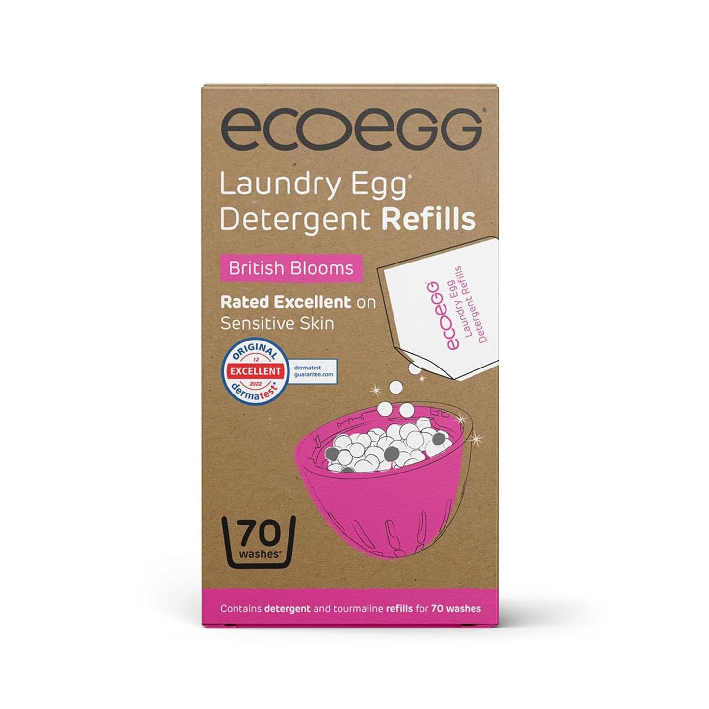 Eco Egg Laundry Laundry Egg Detergent Refills - Floral Blooms - 70 Washes - Eco Egg