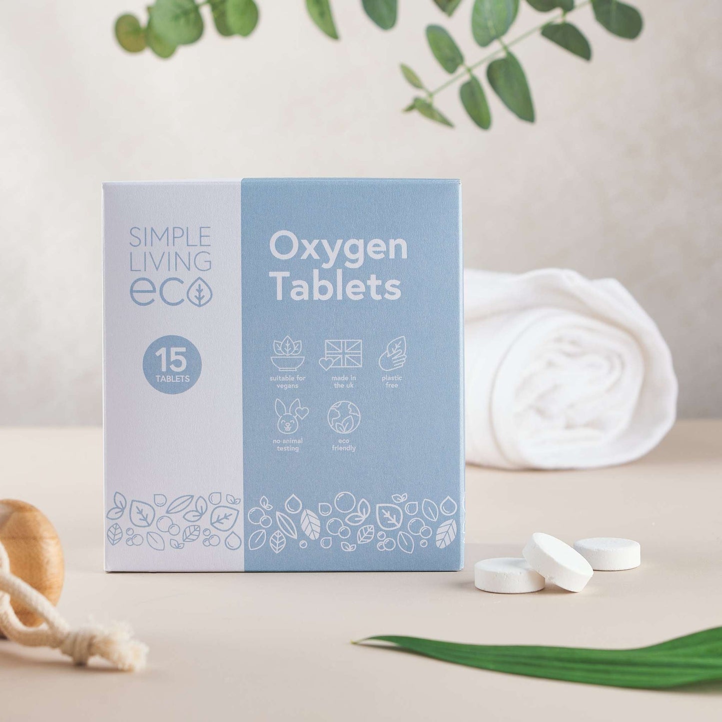 Load image into Gallery viewer, Simple Living Eco Laundry Oxygen Tablets – Pack 10 - Simple Living Eco
