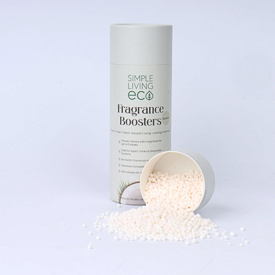 Simple Living Eco Laundry Plant-Based Fragrance Booster Beads for Laundry – Spring Fresh & Coconut – Biodegradable & Vegan