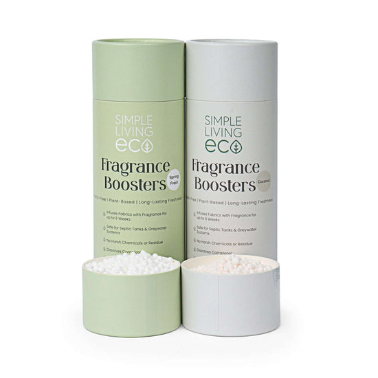 Simple Living Eco Laundry Plant-Based Fragrance Booster Beads for Laundry – Spring Fresh & Coconut – Biodegradable & Vegan