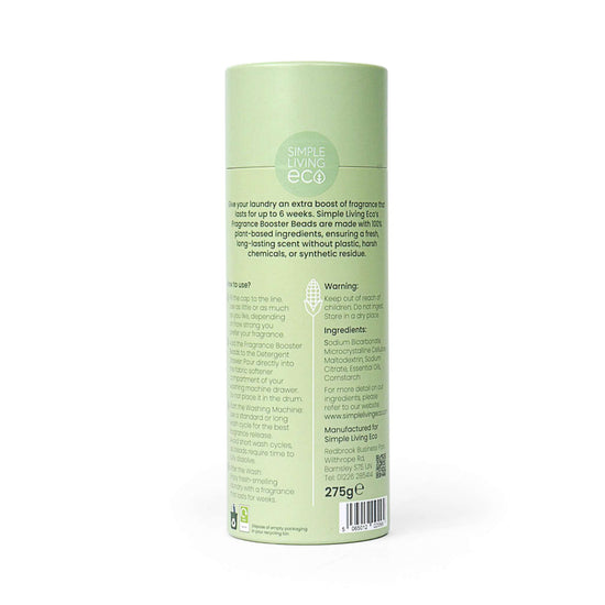 Simple Living Eco Laundry Plant-Based Fragrance Booster Beads for Laundry – Spring Fresh & Coconut – Biodegradable & Vegan