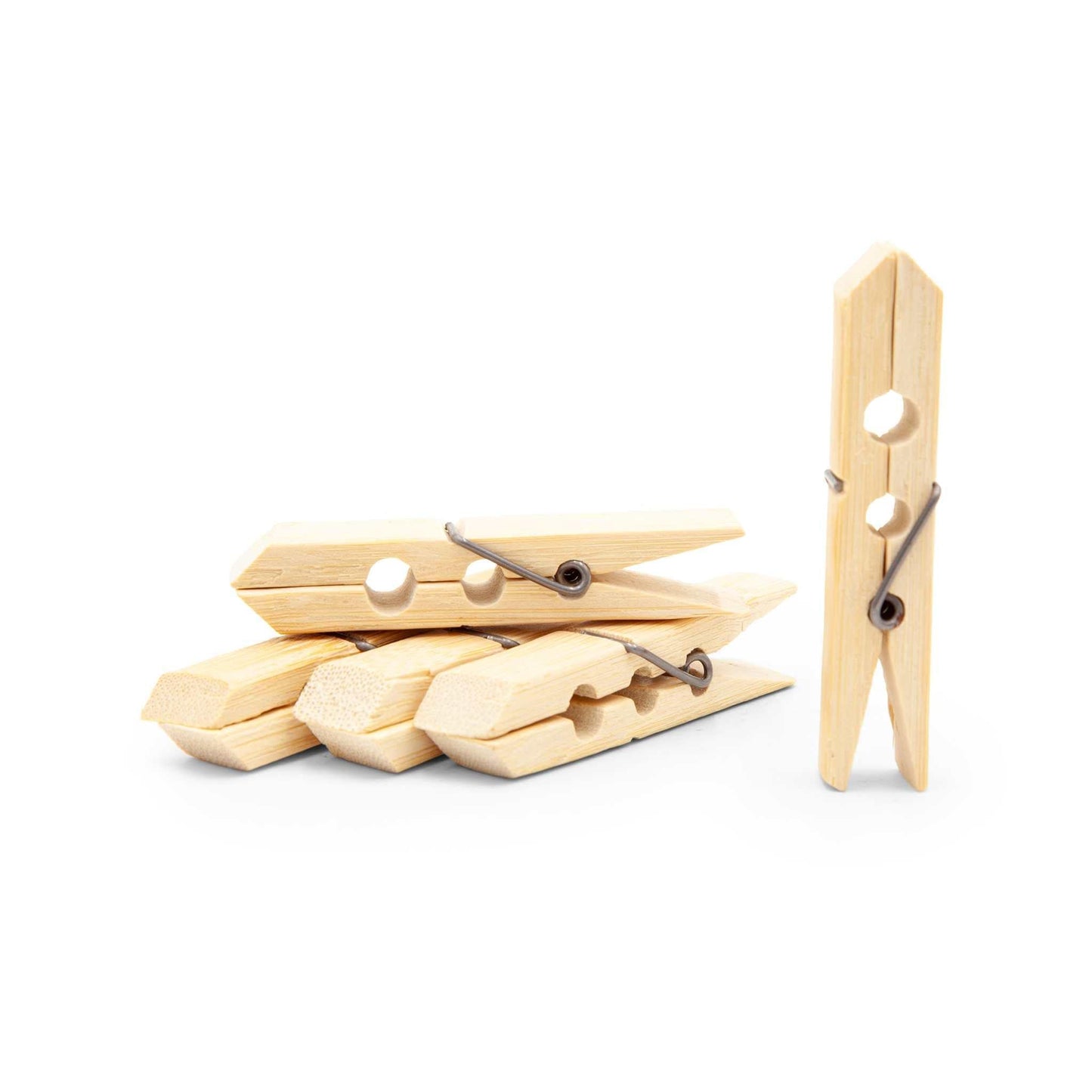 Re:gn Laundry Re:gn – Biodegradable Bamboo Clothes Pegs – Plastic-Free & Durable – 20 Pack