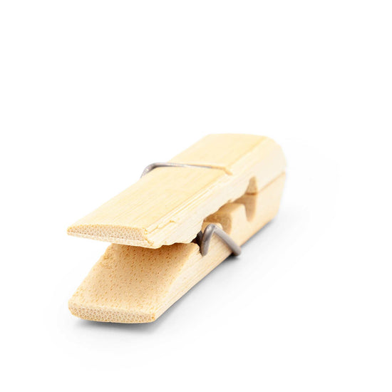 Re:gn Laundry Re:gn – Biodegradable Bamboo Clothes Pegs – Plastic-Free & Durable – 20 Pack