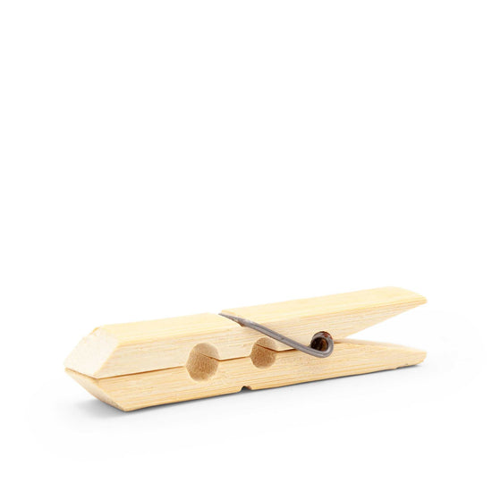 Re:gn Laundry Re:gn – Biodegradable Bamboo Clothes Pegs – Plastic-Free & Durable – 20 Pack