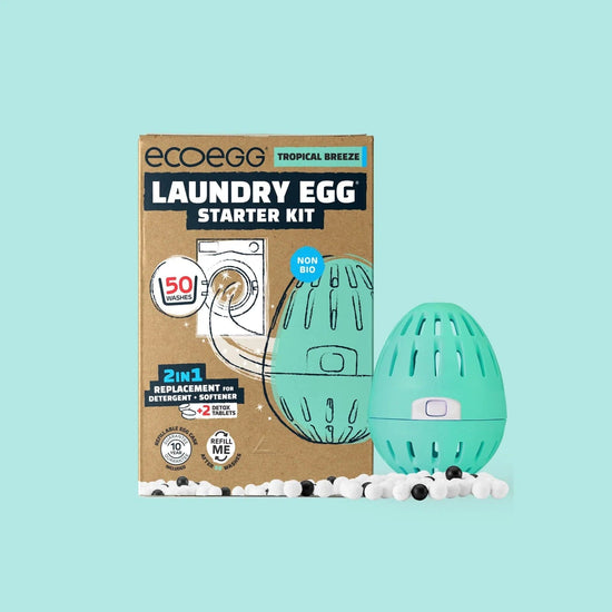 Eco Egg Laundry Tropical Breeze Eco Egg Starter Kit - Laundry Egg and Detox Tablet