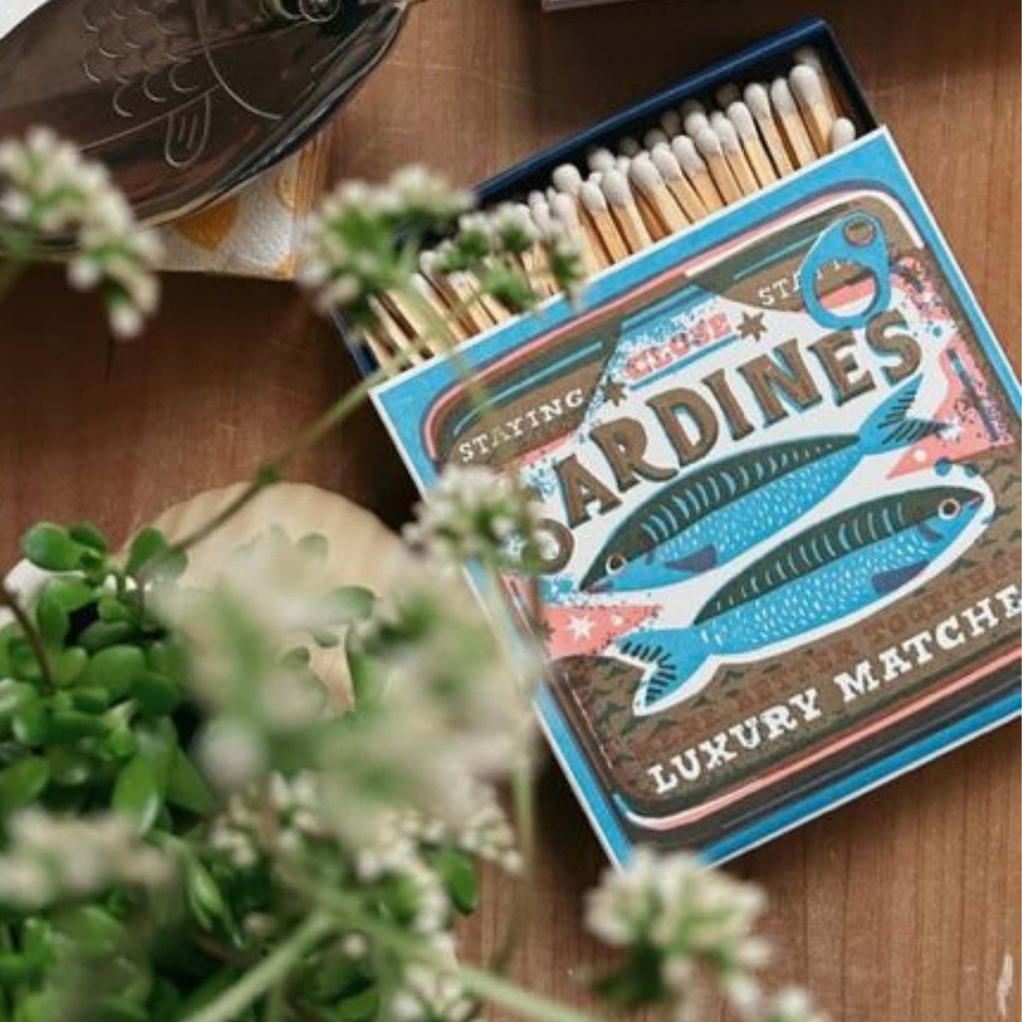 Archivist Lighters & Matches Archivist Long Safety Matches - Better Together Sardines