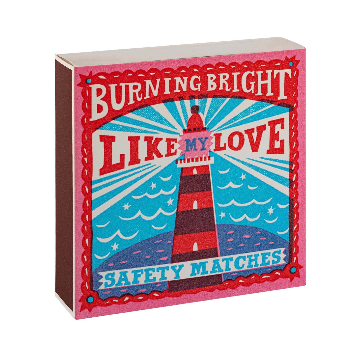Archivist Lighters & Matches Archivist Long Safety Matches - Burning Bright Like My love - 125 Luxury Matches