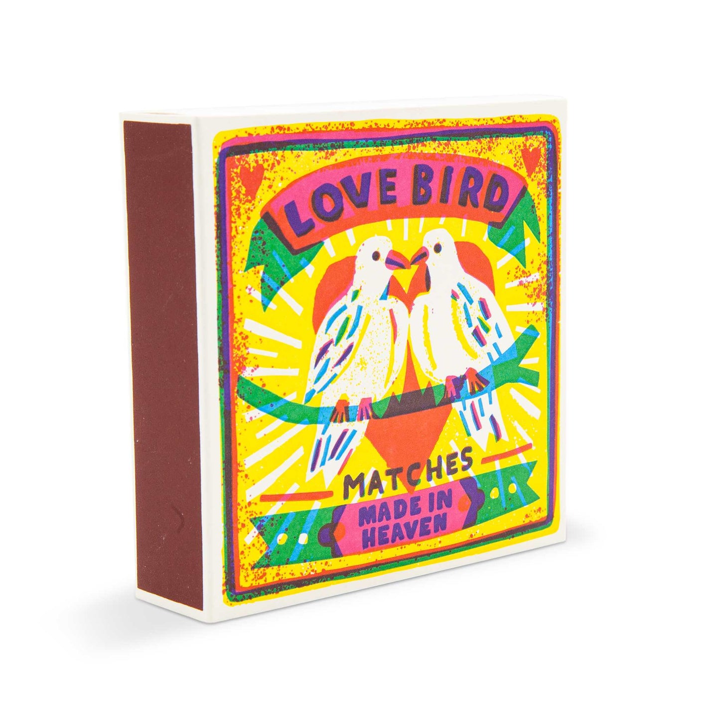 Archivist Lighters & Matches Archivist – Long Safety Matches - Love Birds – 125 Luxury Matches – 100mm