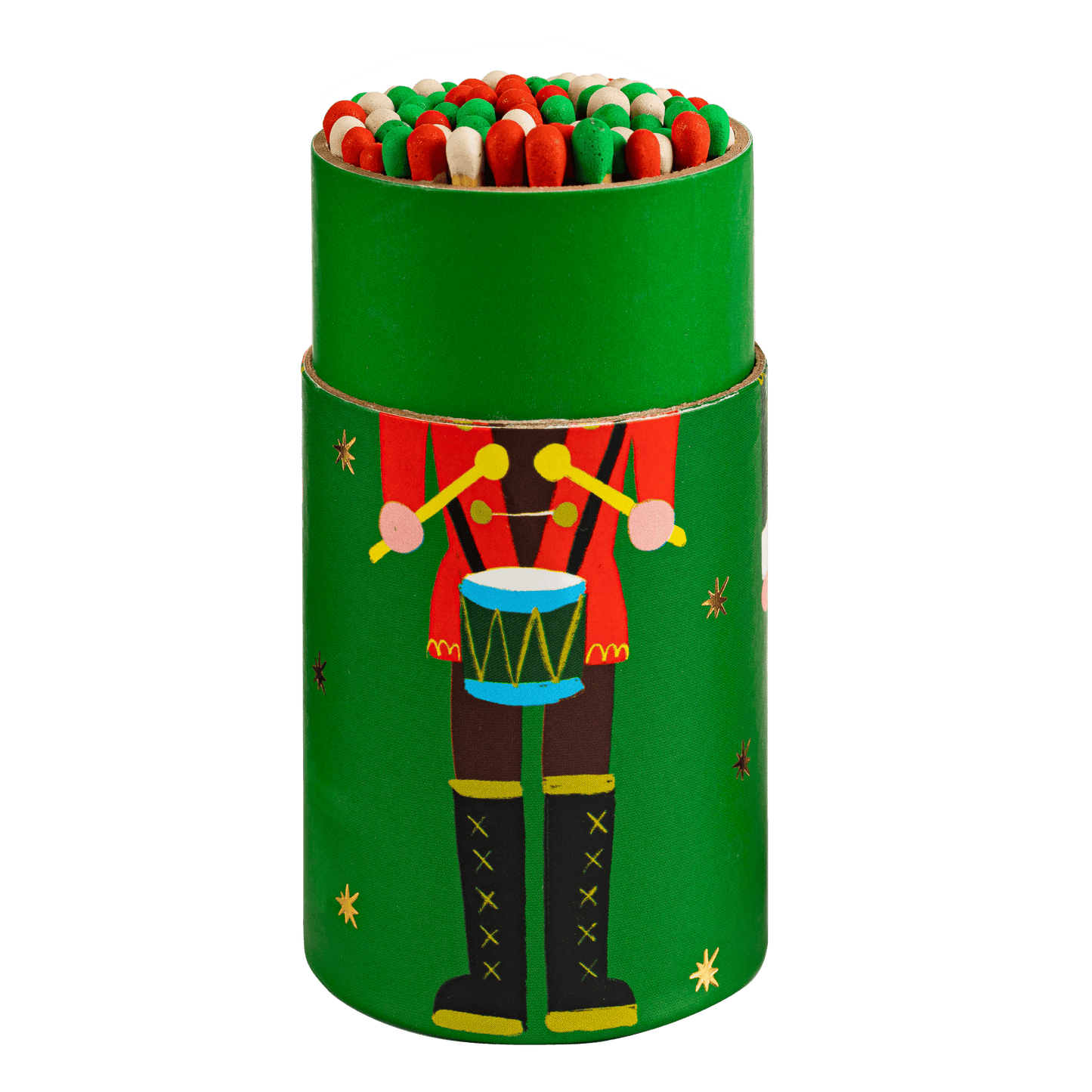 Archivist Gallery Lighters & Matches Large Cylinder Safety Matches - Nutcrackers - 80 Matches - Archivist