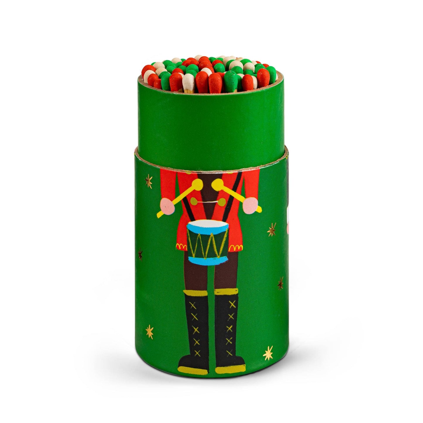 Archivist Gallery Lighters & Matches Large Cylinder Safety Matches - Nutcrackers - 80 Matches - Archivist