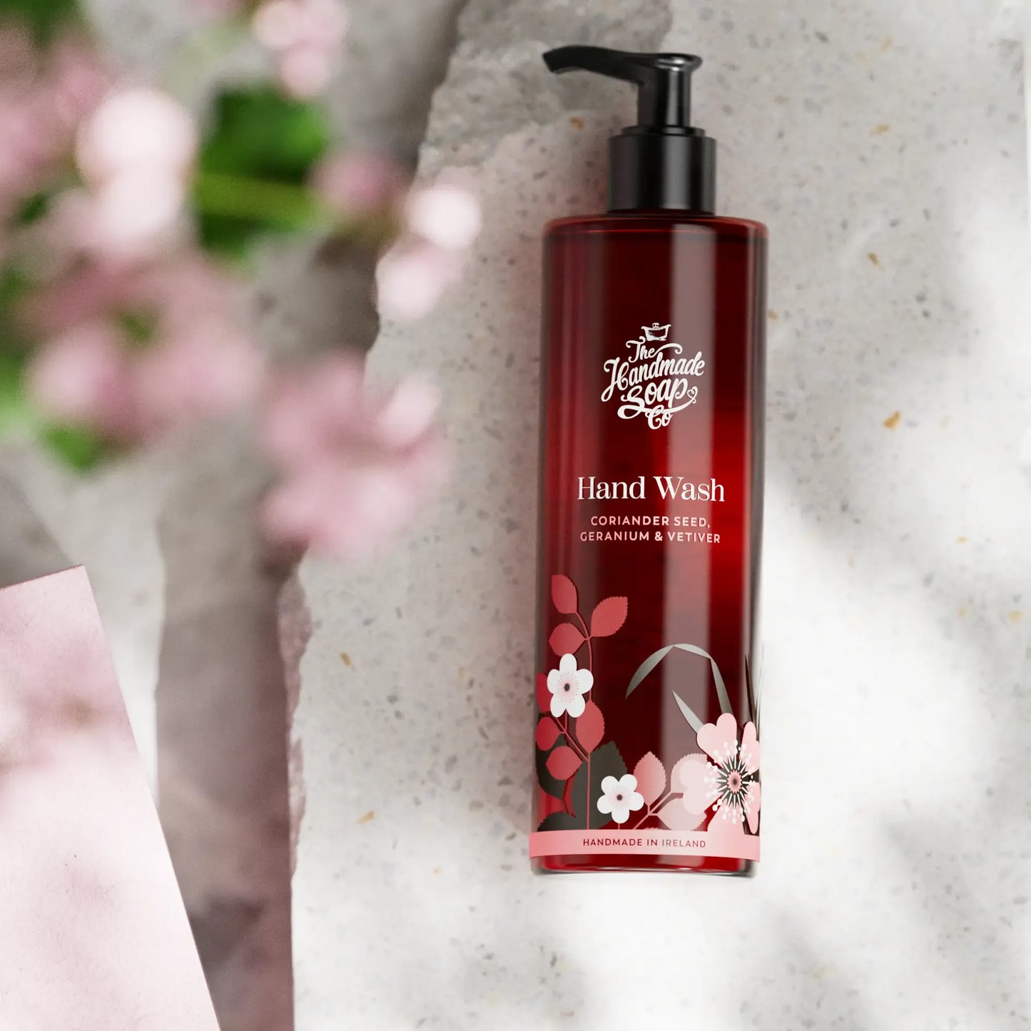 The Handmade Soap Company Liquid Soap Hand Wash - Coriander Seed, Geranium & Vetiver, 250ml - The Handmade Soap Company