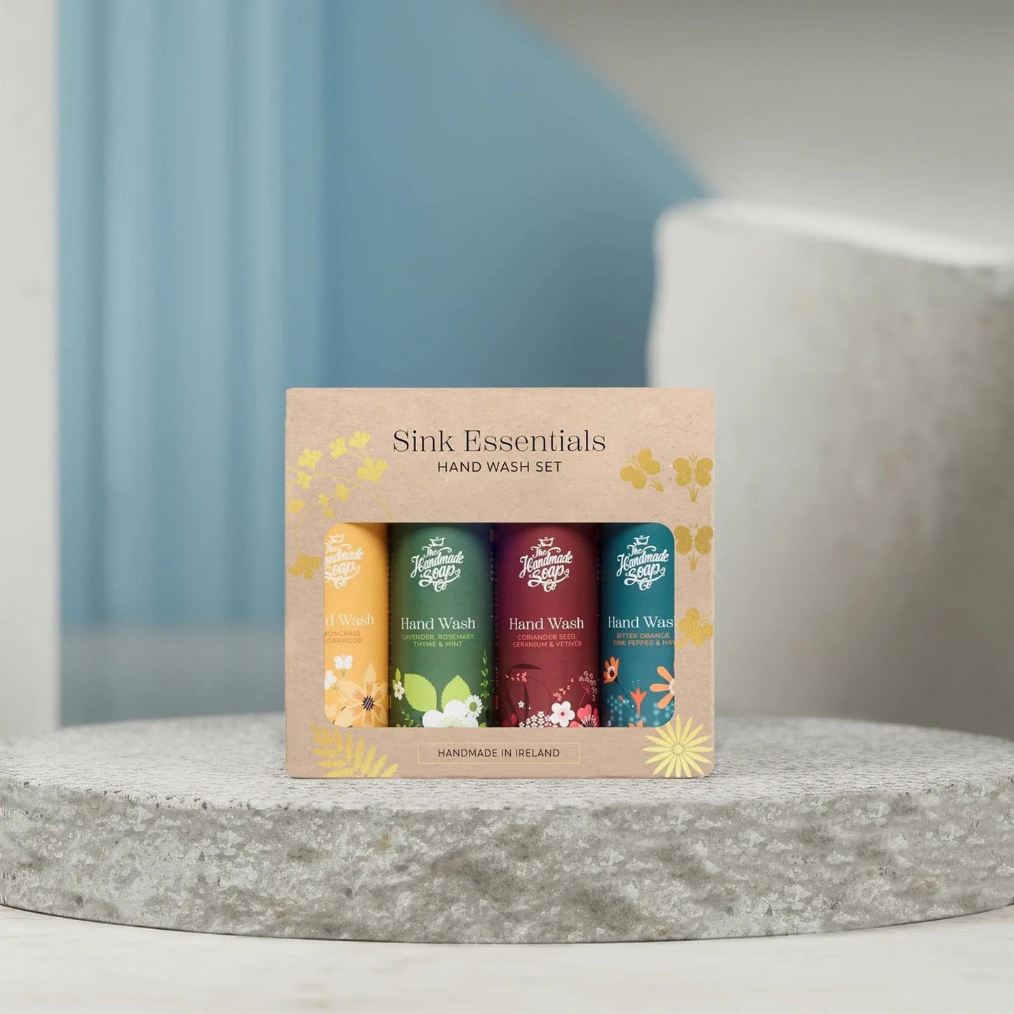 The Handmade Soap Company Liquid Soap Hand Wash Gift Set, 4 x 100ml - The Handmade Soap Company