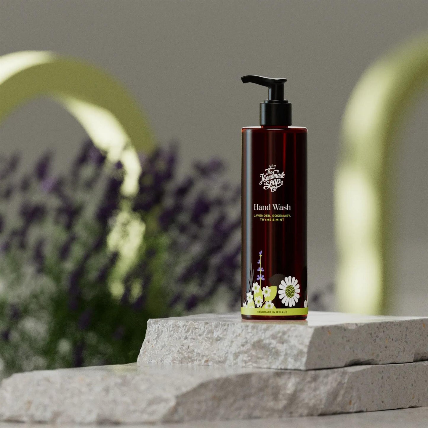 The Handmade Soap Company Liquid Soap Hand Wash - Lavender, Rosemary, Thyme & Mint, 250ml - The Handmade Soap Company