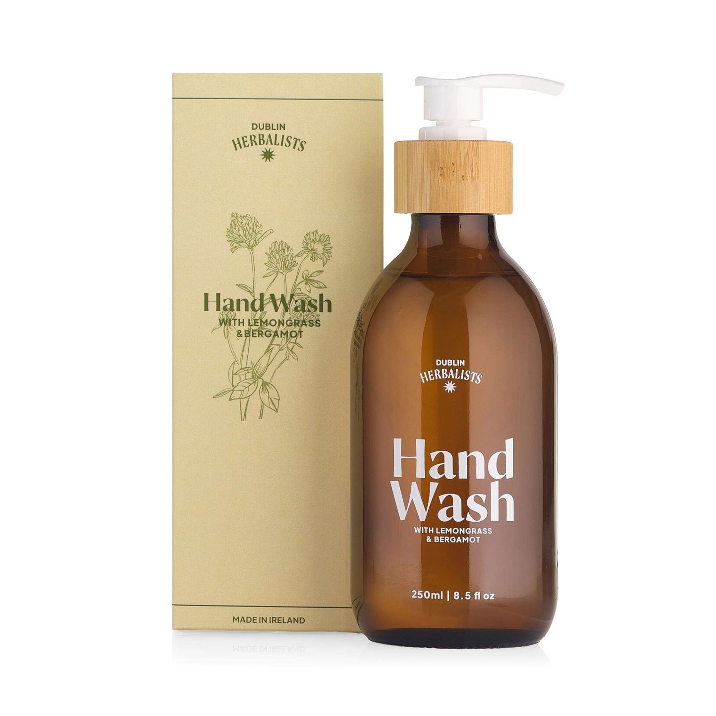 Dublin Herbalists Liquid Soap Hand Wash - Lemongrass & Bergamot - 250ml - Dublin Herbalists