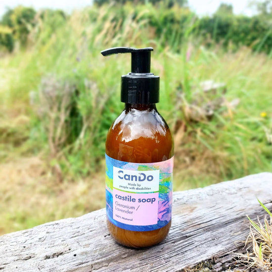 CanDo Liquid Soap Lavender and Geranium Castile Soap - CanDo