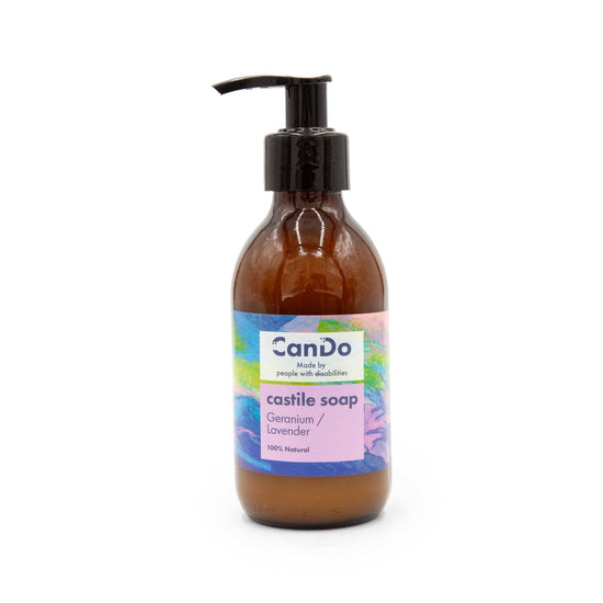 CanDo Liquid Soap Lavender and Geranium Castile Soap - CanDo