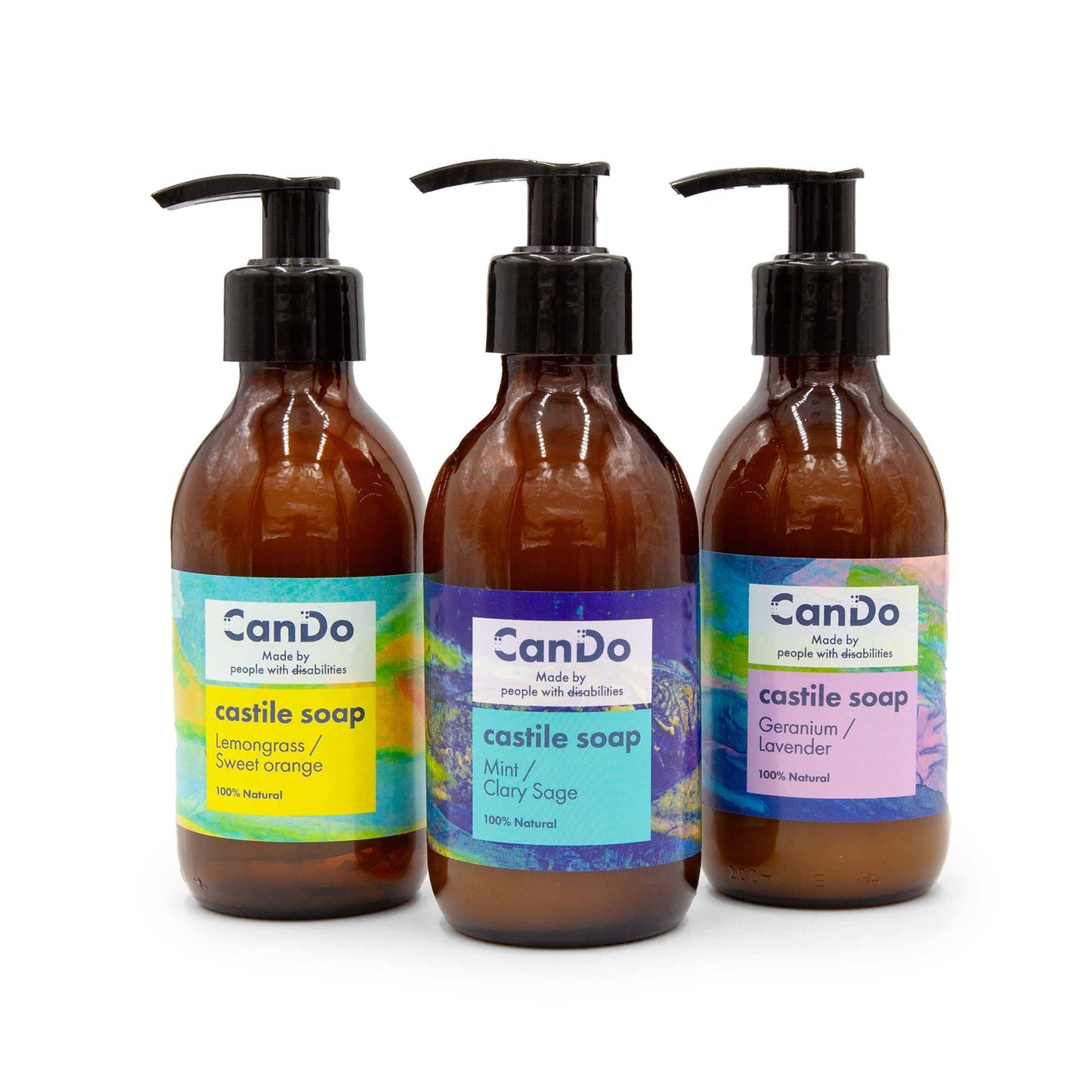 CanDo Liquid Soap Lavender and Geranium Castile Soap - CanDo