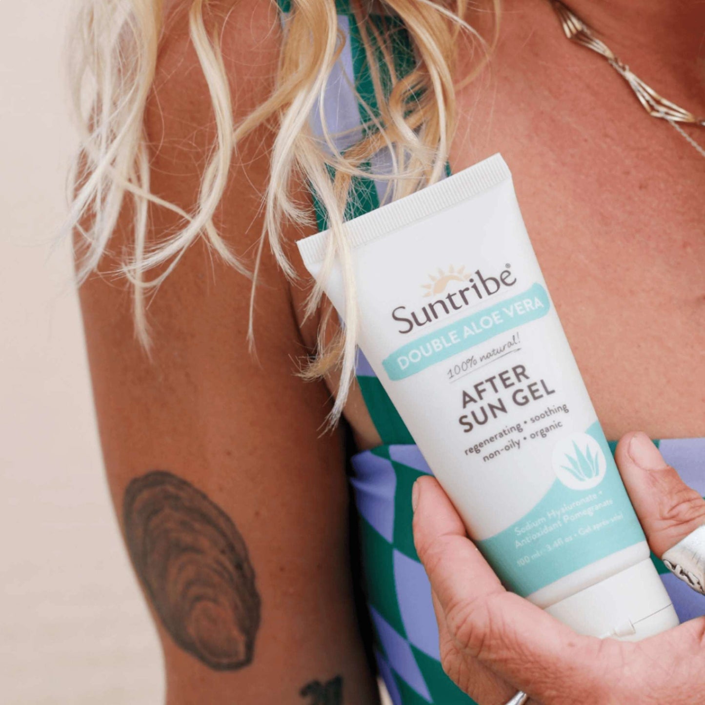 Suntribe Lotion & Moisturizer Suntribe Organic After Sun Gel with Double Aloe Vera 100ml